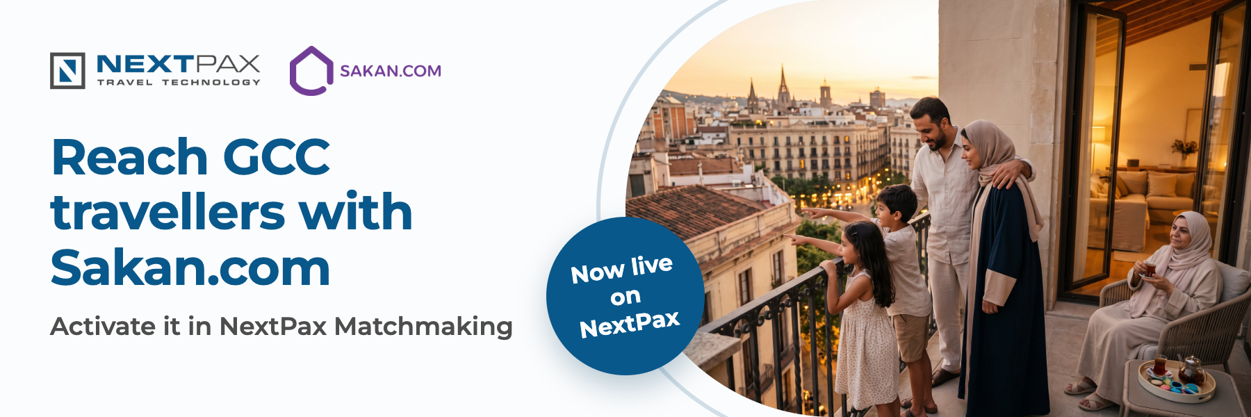 Reach GCC travellers with Sakan.com, now connected to NextPax