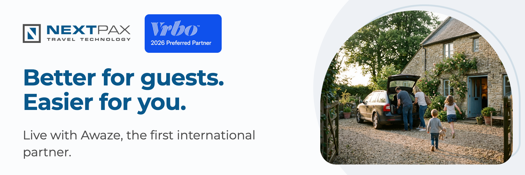 NextPax launches Vrbo Payments international with Awaze as first partner, opening up more markets.