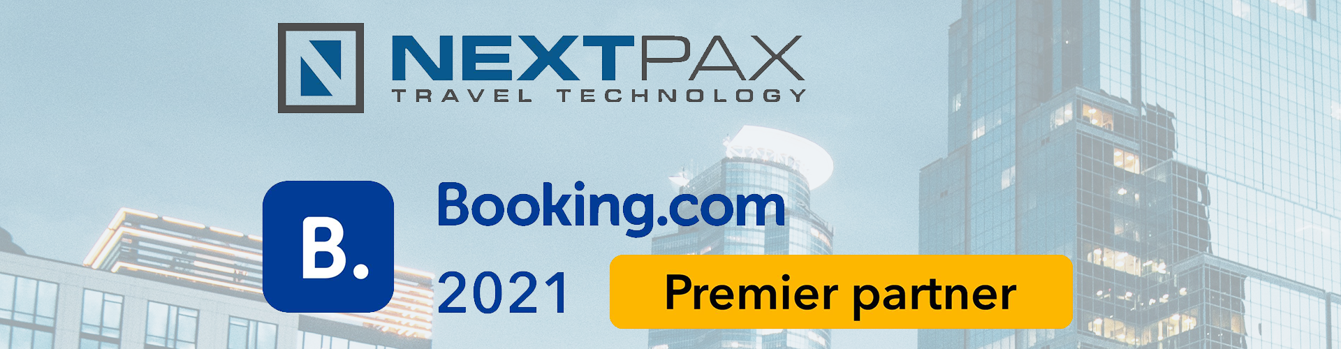 Booking.com awards NextPax as top tier Premier Connectivity Partner