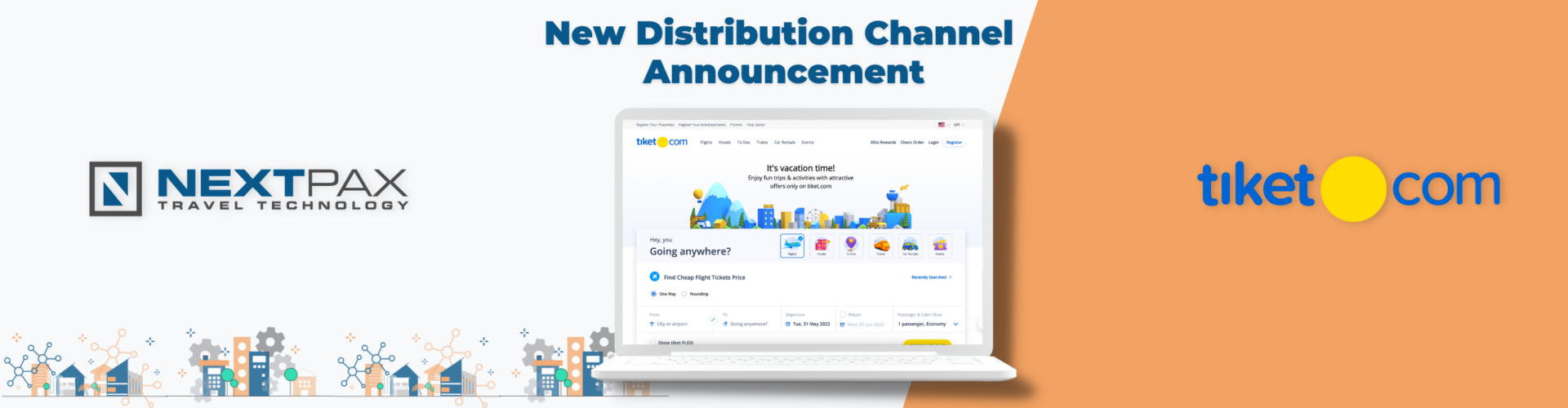 New Partnership between NextPax and Tiket.com
