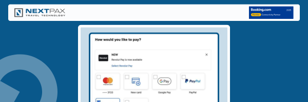 NextPax Launches Automated Onboarding into Payments by Booking.com